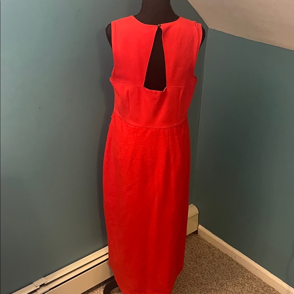 Anthropologie Maeve Squareneck Red Maxi Dress Size 12 AS IS - Picture 10 of 16